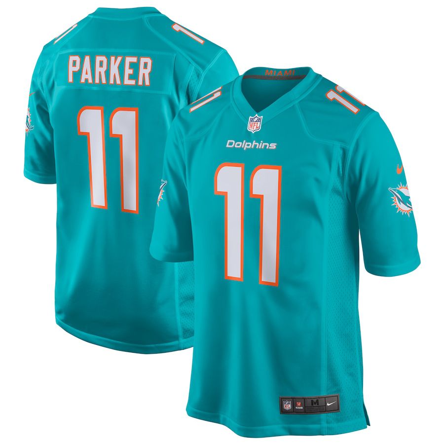 Men Miami Dolphins 11 DeVante Parker Nike Green Game NFL Jersey